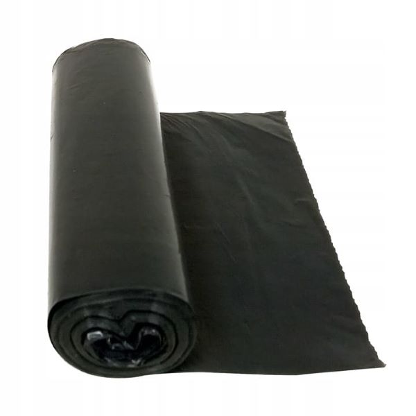 Worki na śmieci LDPE 120L (10) czarne